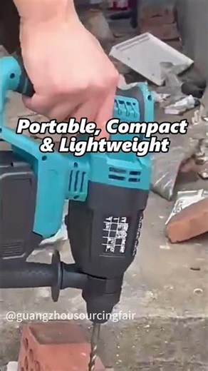 🔬3-in-1 Power Modes: Drill, Demolish, Chisel.🏚️