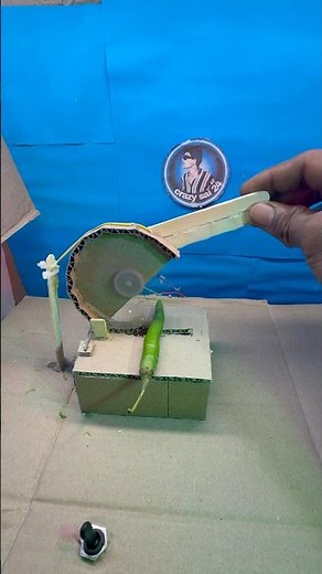 🔥 DIY Metal Cutting Machine with DC Motor | Powerful Cutter Project