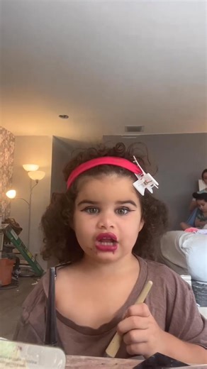 Aria’s first make up tutorial #makeup #nars #makeuptutorial #wakeupandmakeup #makeuplooks #makeuptransformation #makeupideas #maybelline | Aria_johnson_official