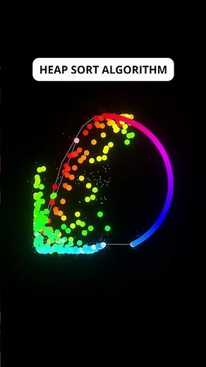 Watch Colors Sort Themselves Into a Perfect Circle ! #sortingalgorithms #satisfying