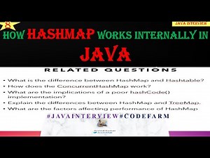 How Hashmap Works Internally in Java | Java Interview QnA | Codefarm #javainterview