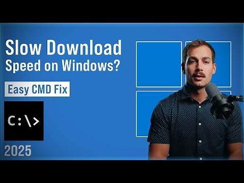 Increase Download Speed on PC | [2025] Slow Download Speed on Windows | Easy CMD Fix