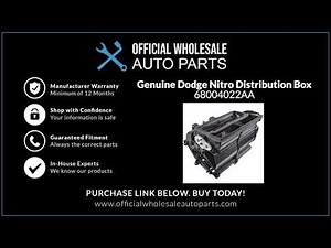 08-12 Jeep Liberty 07-11 Dodge Nitro Evaporator Heater Distribution Box | 68004022AA