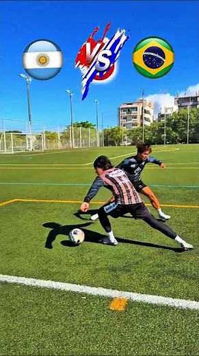 #shortsviral #football #argentina Vs #brasil #skills