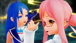 【カメラ配布 と ２人化構成用追加全体の親配布 】【MMD艦これ】ビーバー　五月雨＆巻雲 Ray-MMD 1080p60fps 【MikuMikuDance】