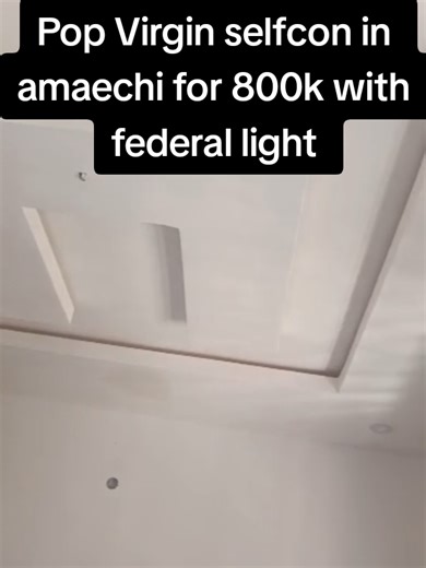 Standard self contain at ameachi school road Features: ✅federal light 🚨 ✅Serenity at its peak ✅Tarred road ✅Secured estate 🔰 Price : 800k 🔰 Legal: 50k 🔰 Caution:50k 🔰 Agent fee 160k Total package= 1m60k Direct mandate #portharcourt #dannylodgeagency #fyp