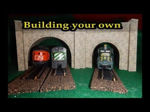 HO Scale & N Scale Tunnel Portals