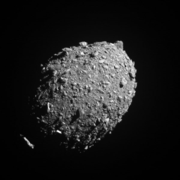 The first test of its kind, DART could prove that humans can knock an Earth-bound asteroid off its path, should we ever need to. Watch a timelapse of the impact: | NOVA l PBS
