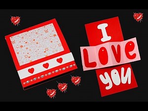 Do if yourself greeting cards - How to make Twist and Pop up Card / diy Love card /Julia DIY