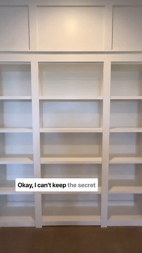 MT Trim Co. on Instagram: "Here’s how this sliding bookcase works! There are several ways to customize a door like this. You can add a locking system, encase the track components or add a motorized system for operation. The options are endless! Check out @legacycustomtn for a beautiful custom home with features like this. #hiddendoor #bookcase #saferoom #bunker #panicroom #interiortrim #tennesseehomes #middletennessee"