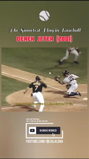 Derek Jeter — The Flip Play (2001 ALDS Game 3)