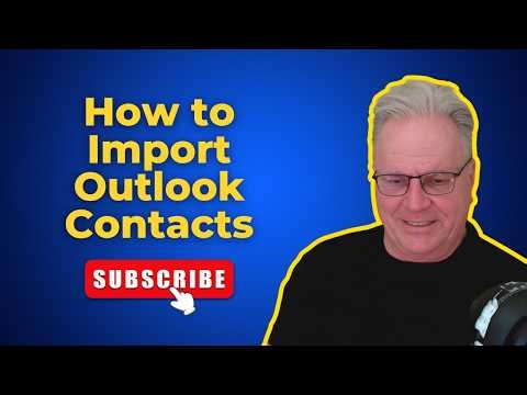 How to Import Outlook Contacts into CRM and Email Tools