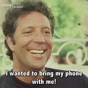 Tom Jones in 1982, on why he has a Welsh red telephone box by the side of his swimming pool in LA. 😃 | BBC Radio Wales