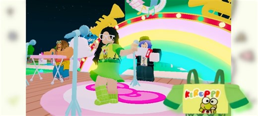 Dress Up in Keroppi Outfit at Hello Kitty Cafe in Roblox!