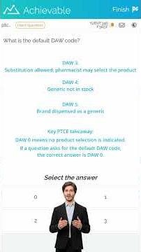 PTCE - DAW codes