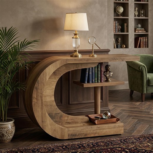 Mid-century Modern Console Table for Entryway, Wood Hallway Entry Accent Table for Living Room, Solid Wood Entryway Furniture - Etsy