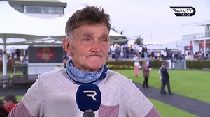 🐴 Lovely to catch up with the legend that is Mick Winters at Galway this evening after Doldido, who he owns and trains, won the staying handicap chase on the card. | Racing TV