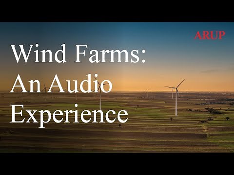 The sound of wind farms
