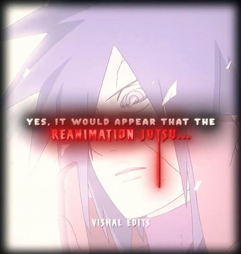 REANIMATION JUTSU UNDONE - ITACHI EDIT🔥[Naruto Shippuden]