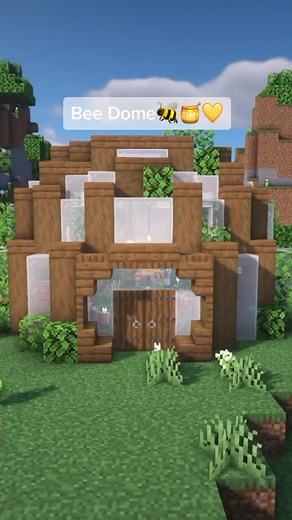 Building a Bee Dome in Minecraft