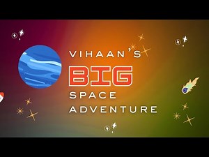 Vihaan's Big Space Adventure #childrensstories #kidsspaceadventure #animatedstory