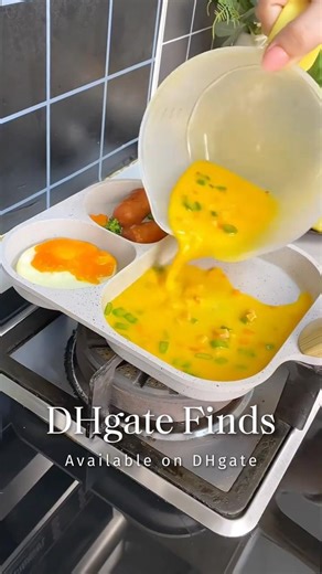 Perfect Eggs and Breakfast in One Pan 🍳✨ #dhgate