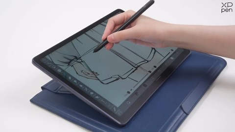 XPPen Magic Drawing Pad Case Storage Bag for Magic Drawing Pad Carry Protective Bag Portable Protective Case for XPPen 12.2 Inch Standalone Drawing Tablet