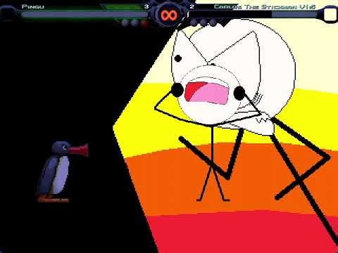 mugen pingu (me) vs carlos the stickman