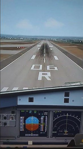 Aerofly FS 4 Airbus A320 Cockpit view Landing
