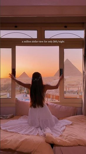 best egypt hotel with a view #egypt #pyramids #giza #travel