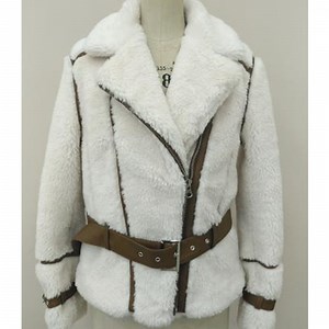 [Hot Item] Winter Apparel Real Goatskin Leather Fur Bike Coats Scooter Jackets