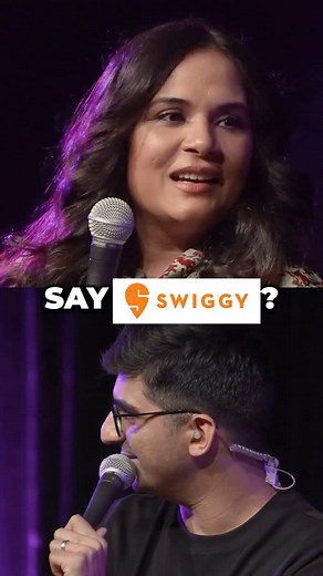 RelationShit Advice on Instagram: "Benedict Cumberbatch saying Penguin ❌ @therichachadha saying Swiggy ✅ { relationshit advice , raunaq rajani , live comedy show , mumbai events , richa chadha , ali fazal }"