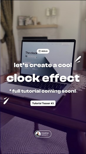 UI/UX Designer • Adrian Kuleszo on Instagram: "1000 x ❤️ = full tutorial 🍿 Clock is ticking effect in Figma coming soon! (If we hit a 1000 ❤️s) 😁✌️ P.S. Linear.app effect tutorial is out on Monday! Cheers! #uidesign #figma #figmaprototype #figmadesign #ui #uidesigner #learndesign #uxdesign #uxdesigner #webdesign #webdesigner #websitedesigner #uidesigntips"