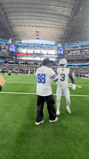 daps from dez 🫡 #DallasCowboys #DezBryant #GeorgePickens #football #shorts