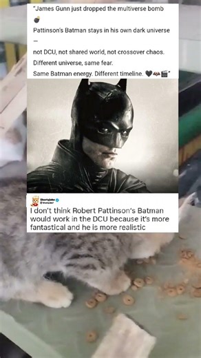 Robert Pattinson’s Batman: Elseworld Legend, Not DCU Canon 🦇 #movie #action #hero #shorts