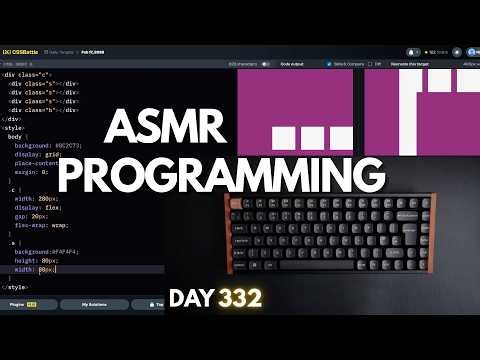 Keyboard ASMR CSS Battle 17th February