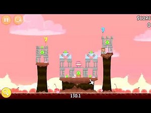 🎂 Angry Birds Classic - Birdday Party Cake 7 ⭐⭐⭐ Three Stars Gameplay Walkthrough All Levels