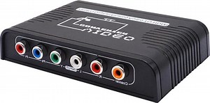 Video/Audio Converter - RCA Y/PB/PR Component naar HDMI - Video Converter - 1080p - Zwart | bol