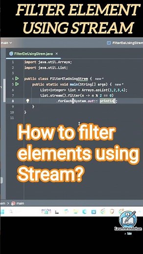 How to filter elements using Stream?