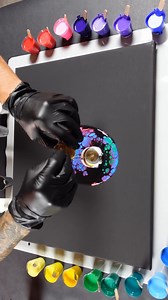ALL THE COLORS - Open Cup Acrylic Pouring For Beginners | J Mo Painting