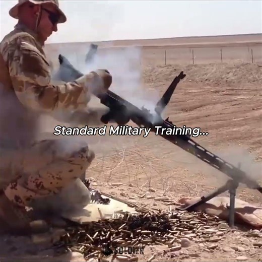 Soldiers Perfecting LMG Recoil Practice!