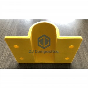 [Hot Item] Structural FRP GRP Round Wall Foot Handrails Fitting Fiberglass Connector