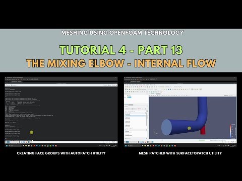 Meshing with snappyHexMesh | Tutorial 4-Part 13 | The mixing elbow - Internal flow
