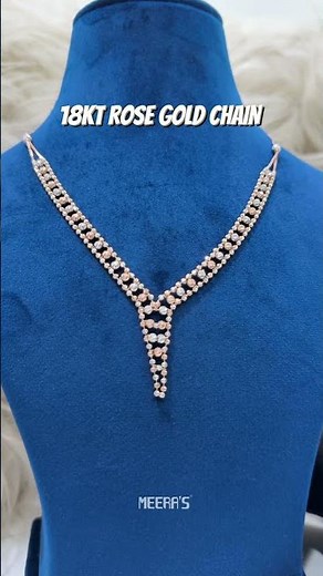 💎 18KT Rose Gold Chain | Luxury Gold Jewelry Design for Women | Meera’s Jewelry