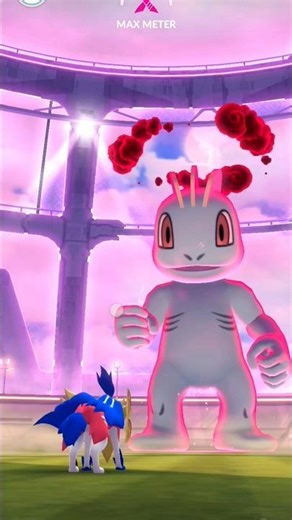 SOLO Dynamax Machamp Raid In Pokémon Go 😱 #machamp #solo #raid #dynamax