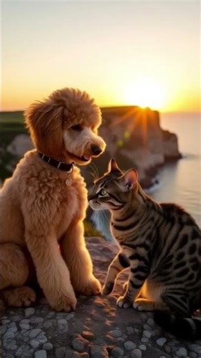 Cute Dog and Cat Love Each Other | Adorable Friendship Moments ❤️🐾