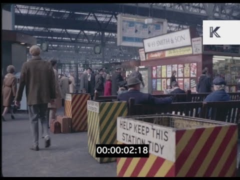 1960s Waterloo Station London on 35mm