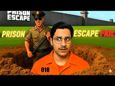 “I Tried Escaping Prison But The Police Caught Me EVERY Time! 🚔😂 | Prison Escape Simulator Dig Out”