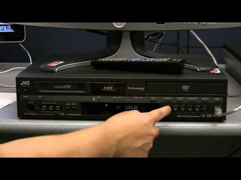 The JVC 3-in-1 Deck: Capturing Footage from a MiniDV Tape