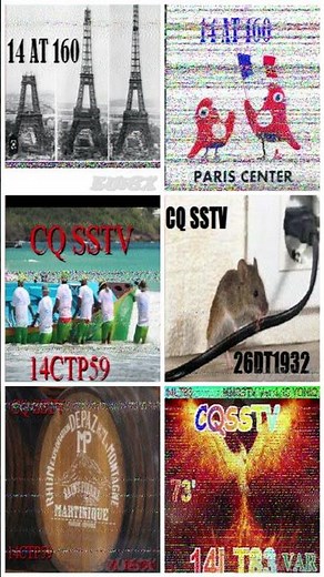 Slow Scan TV (SSTV) on 27700 kHz (11m) #shorts